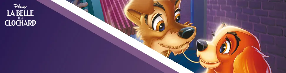 Figurines La Belle et le Clochard [Disney]