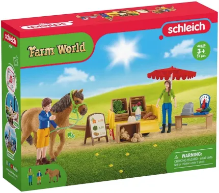 Schleich Farm World 42528 : Etal mobile de la ferme