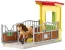 Schleich Farm World 42609 : Box avec Poney Icelandais - Extension Ferme Educative