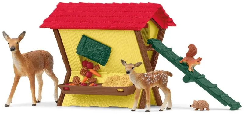 Schleich Farm World 42658 : Cabane des animaux de la forêt