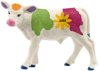 Veau de printemps coloré