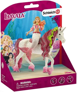 Schleich Bayala 70593 : Sirène Feya sur licorne de mer