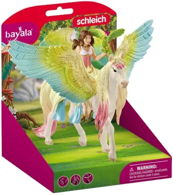 Schleich Bayala 70566 : Fée Surah avec un pégase scintillant