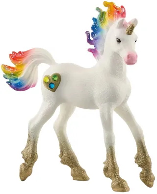 Licorne arc-en-ciel, poulain