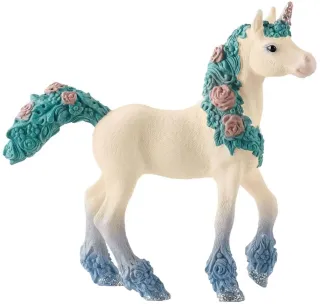 Licorne aux fleurs, poulain
