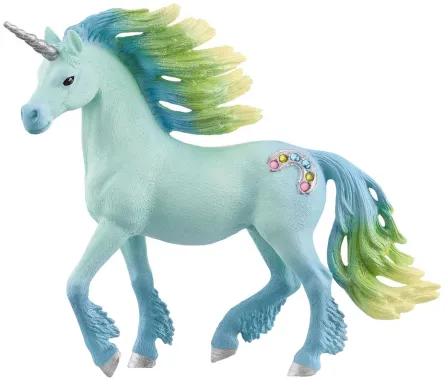 Schleich Bayala 70722 : Licorne Barbe à papa, étalon