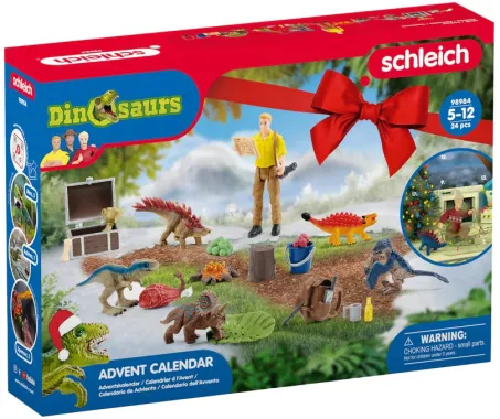 Schleich Dinosaurs 98984 : Calendrier de l&#039;avent Dinosaurs 2023