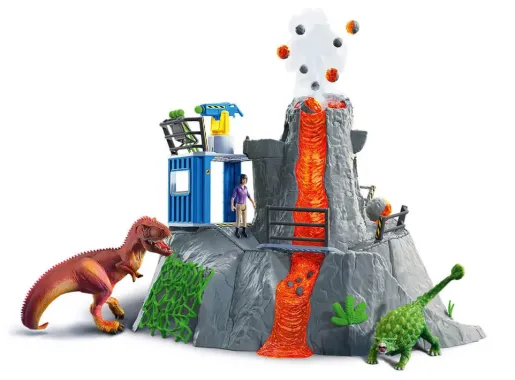 Schleich Dinosaurs 42564 : Expédition au grand volcan