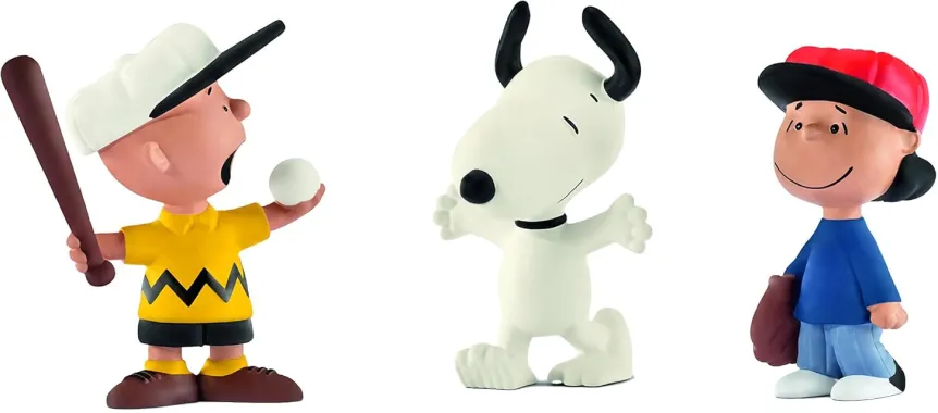 Schleich Snoopy 22043 : Coffret Baseball