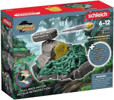 Schleich Eldrador Creatures 42666 : Jet de la Jungle rétrofriction avec Mini Creature