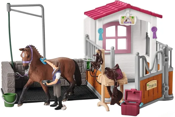Schleich Horse Club 42404 : Station de lavage et box pour chevaux