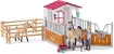 Schleich Horse Club 42369 : Box avec Chevaux Arabes et soigneuse de chevaux