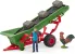 Schleich Farm World 42377 : Convoyeur à Foin avec Fermier
