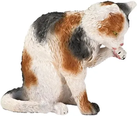 Schleich Farm World 13675 : Chat faisant sa toilette