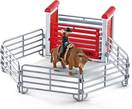 Schleich Farm World 41419 : Rodéo avec Cowboy