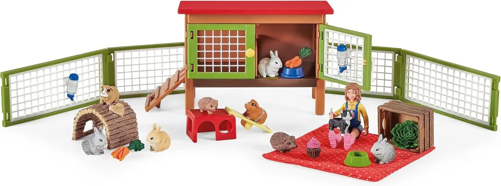 Schleich Farm World 72160 : Pique-nique avec les petits animaux