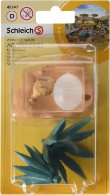 Schleich Wild Life 42247 : Nid D&#039;autruche