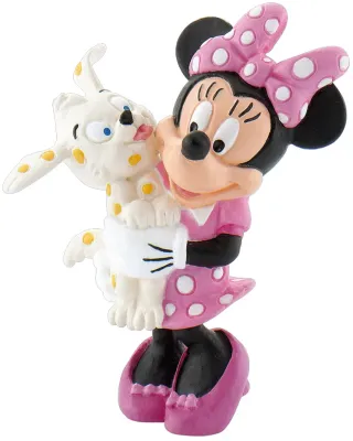 Minnie avec un petit chien