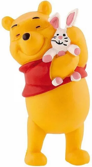 Winnie l&#039;Ourson avec peluche lapin