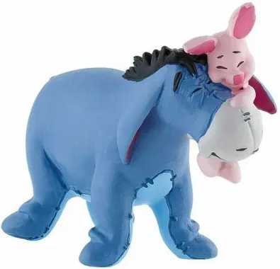 Bullyland Winnie l&#039;Ourson [Disney] 12324 : Bourriquet avec Porcinet