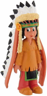 Bullyland Yakari 43356 : Yakari avec coiffe