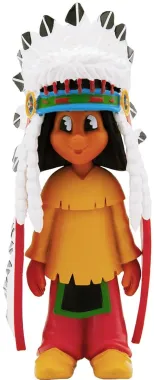 Bullyland Yakari 43364 : Yakari avec coiffe de plumes