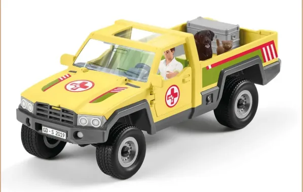 Schleich Farm World 42503 : Visite du vétérinaire à la ferme