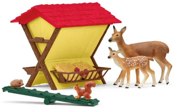 Schleich Farm World 42658 : Cabane des animaux de la forêt
