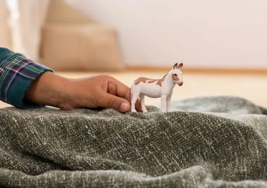 Schleich Farm World 13961 : Âne Américain, tacheté