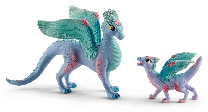 Schleich Bayala 70592 : Dragon aux fleurs avec son petit