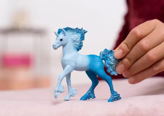 Schleich Bayala 70758 : Poulain Licorne de Feu et d’Eau Elementa