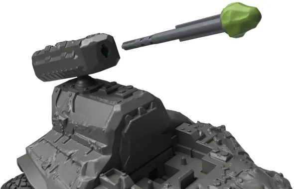 Schleich Eldrador Creatures 42665 : Jet de Pierre rétrofriction avec Mini Creature