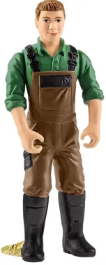 Schleich Farm World 42375 : Fermier avec Chèvre