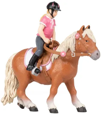 Papo Chevaux, poulains et poneys 51559 : Poney Shetland avec selle
