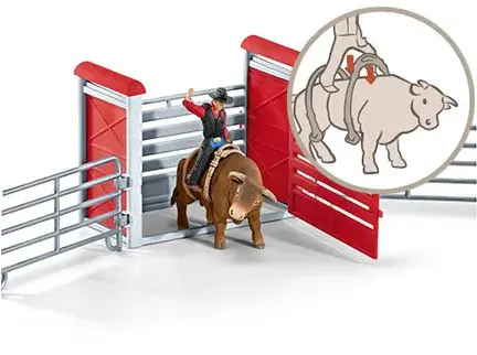 Schleich Farm World 41419 : Rodéo avec Cowboy