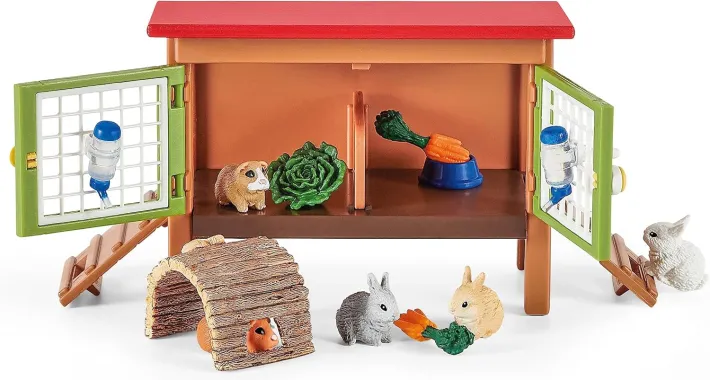 Schleich Farm World 72160 : Pique-nique avec les petits animaux