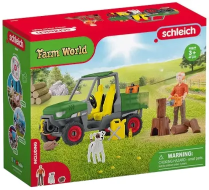 Schleich Farm World 42659 : Garde forestier avec véhicule