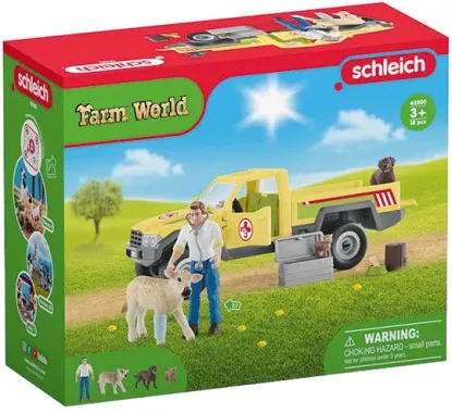 Schleich Farm World 42503 : Visite du vétérinaire à la ferme