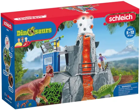 Schleich Dinosaurs 42564 : Expédition au grand volcan