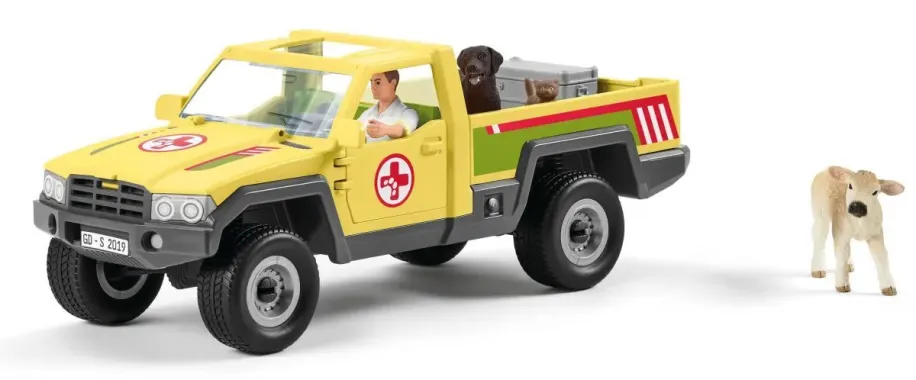 Schleich Farm World 42503 : Visite du vétérinaire à la ferme