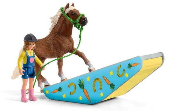 Schleich Farm World 42481 : Entraînement d&#039;agility pour poney