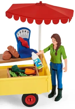 Schleich Farm World 42528 : Etal mobile de la ferme