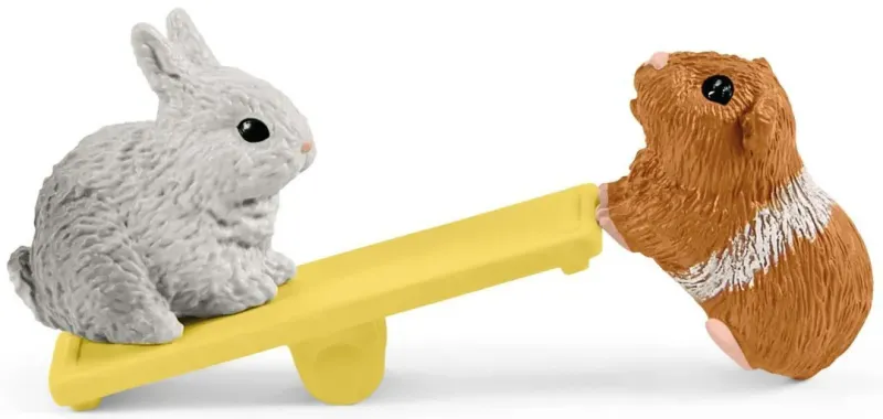 Schleich Farm World 42500 : Maison pour lapins et cochons d’Inde