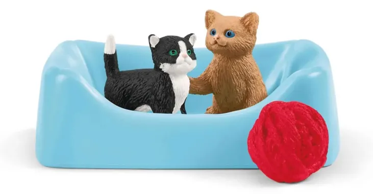 Schleich Farm World 42501 : Aire de jeu pour chats adorables