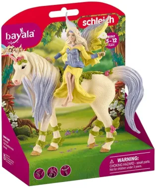 Schleich Bayala 70565 : Fée Sera avec la licorne aux fleurs