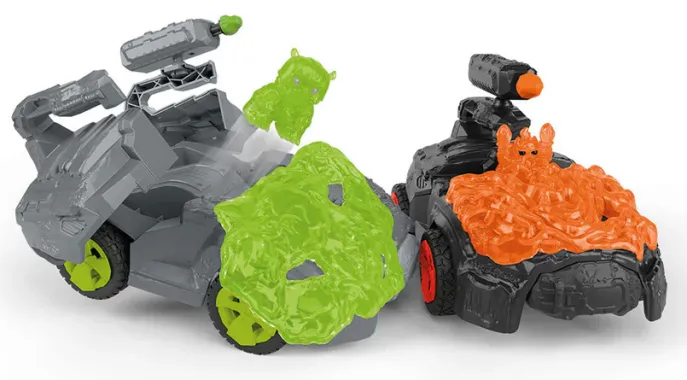 Schleich Eldrador Creatures 42670 : Crashmobile de Pierre avec Mini Creature