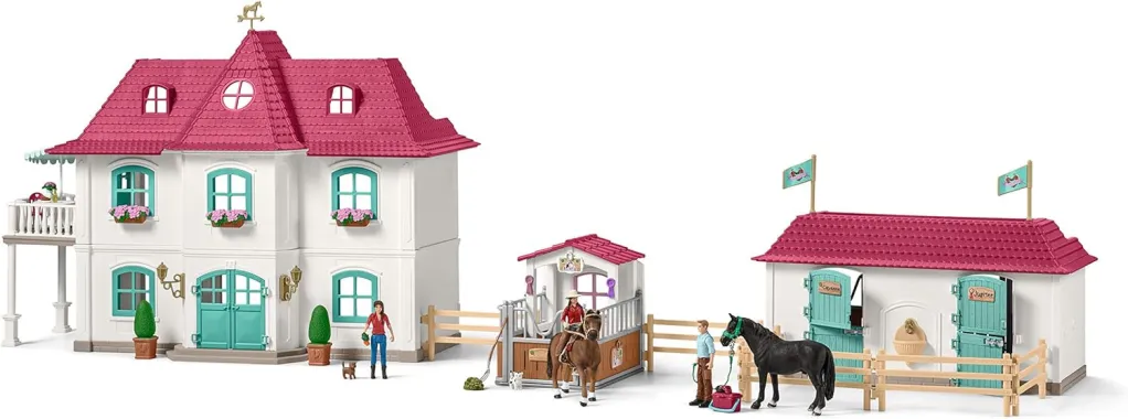 Schleich Horse Club 42416 : Grand Centre Equestre avec habitation et écurie