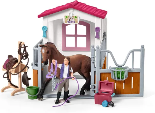 Schleich Horse Club 42404 : Station de lavage et box pour chevaux