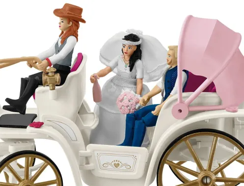 Schleich Horse Club 42641 : La Calèche des Mariés