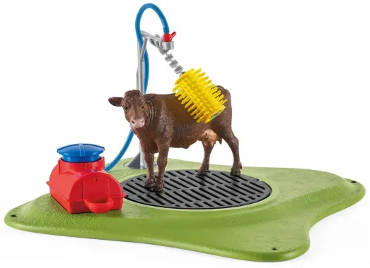 Schleich Farm World 42529 : Station de lavage pour vaches